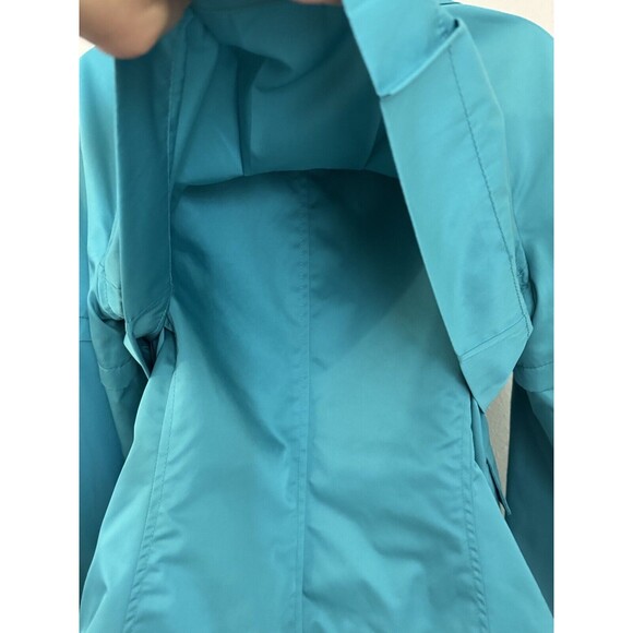 Carlisle Womens Turquoise Blue Moto Jacket Size 10 Full Zip Windbreaker EUC - Picture 5 of 10